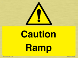 Caution Ramp